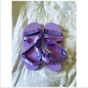 [shade & shore] june lavender sport sandals